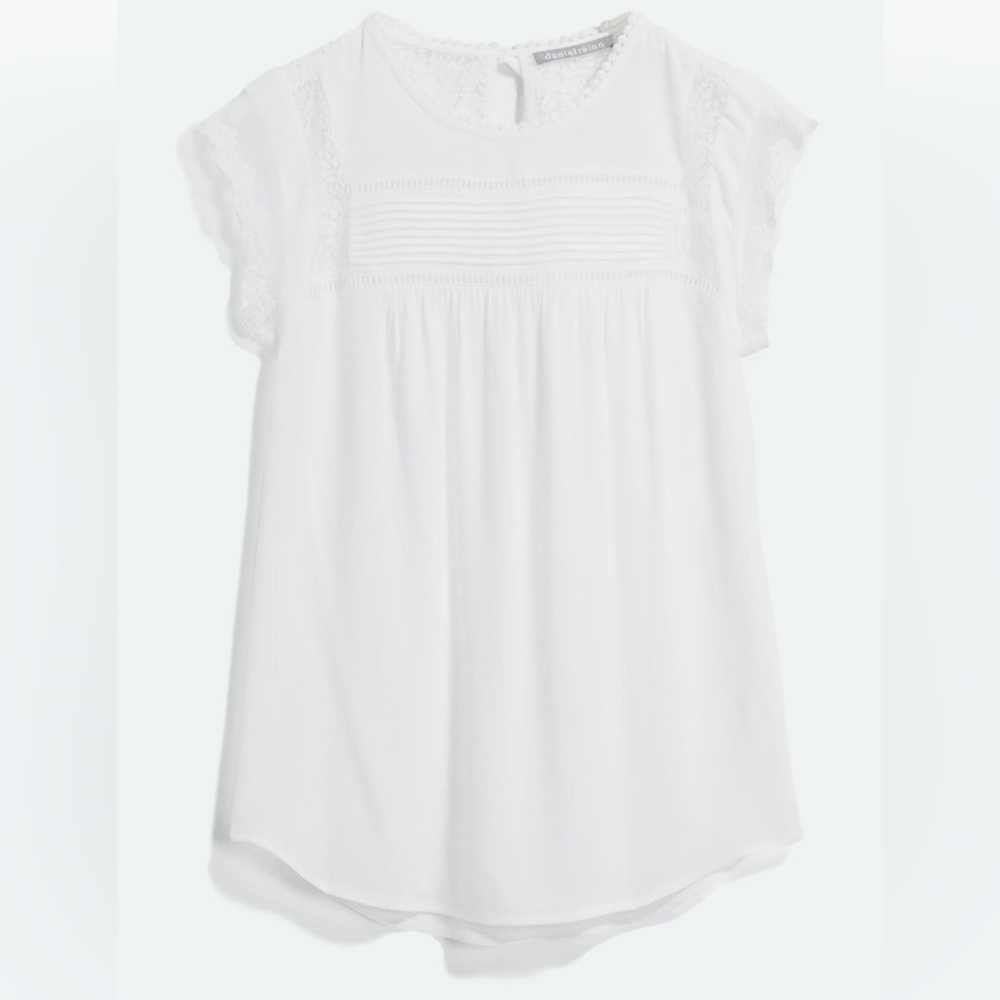 Daniel Rainn Cream Lace Top